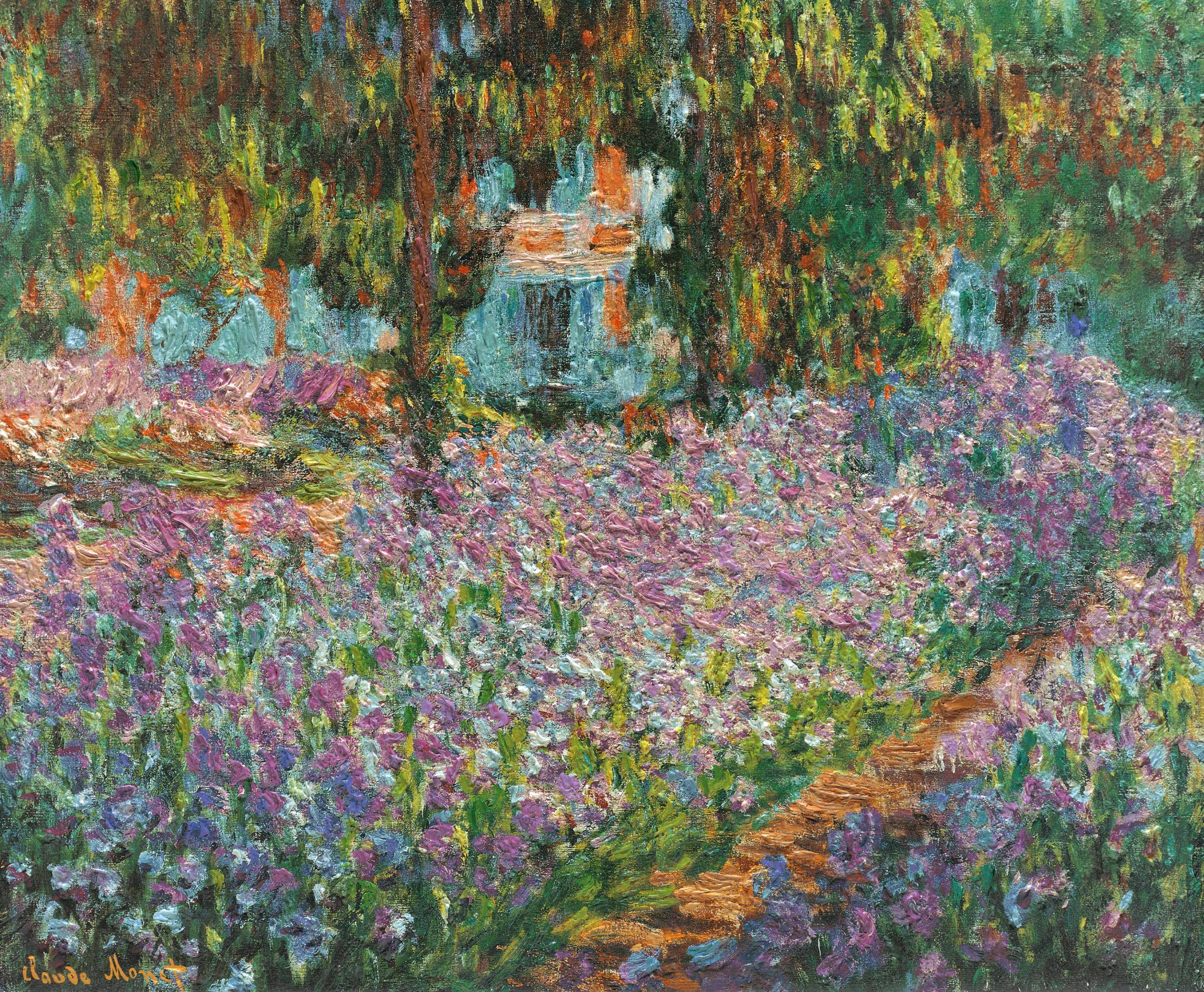 Iris Of Claude Monet And Vincent Van Gogh Odsanfineart